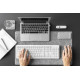 Клавіатура 2Е KS220 WL White