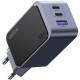Зарядний пристрій 3xUSB 65W (2xUSB-C+USB-A) Gan Nexode Fast Charger Сірий X553 Ugreen