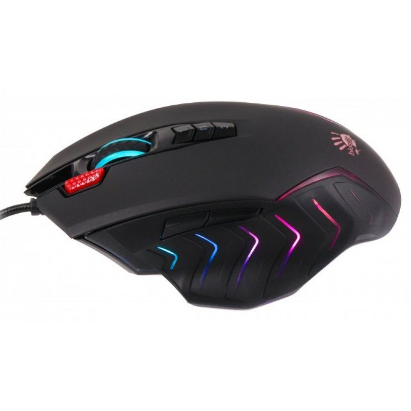 Мишка A4-Tech Bloody J95s, 9кн., RGB, чорна
