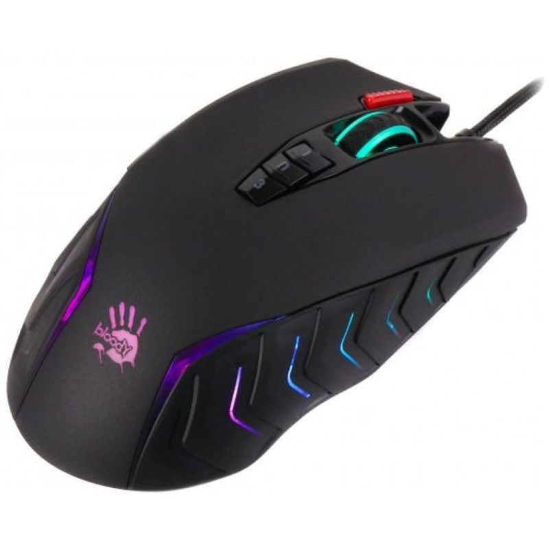 Мишка A4-Tech Bloody J95s, 9кн., RGB, чорна