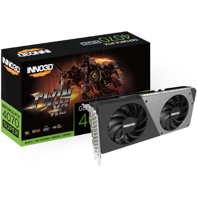 GeForce RTX4070 Super Inno3D TWIN X2, 12GB GDDR6X, 192bit, PCI Express