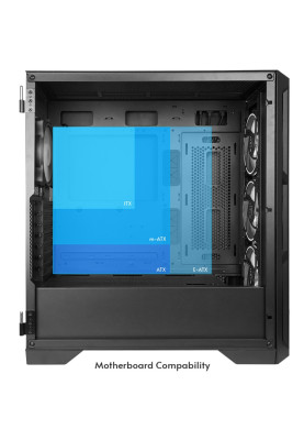 Корпус Chieftec APEX LUMO GA-01B-L-OP 4x140mm A-RGB, USB-C, E-ATX, без БЖ, Black