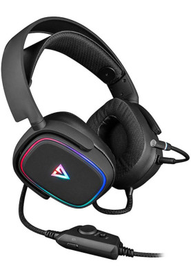 Ігрова гарнітура Modecom Volcano RGB Prometheus 7.1 Black USB