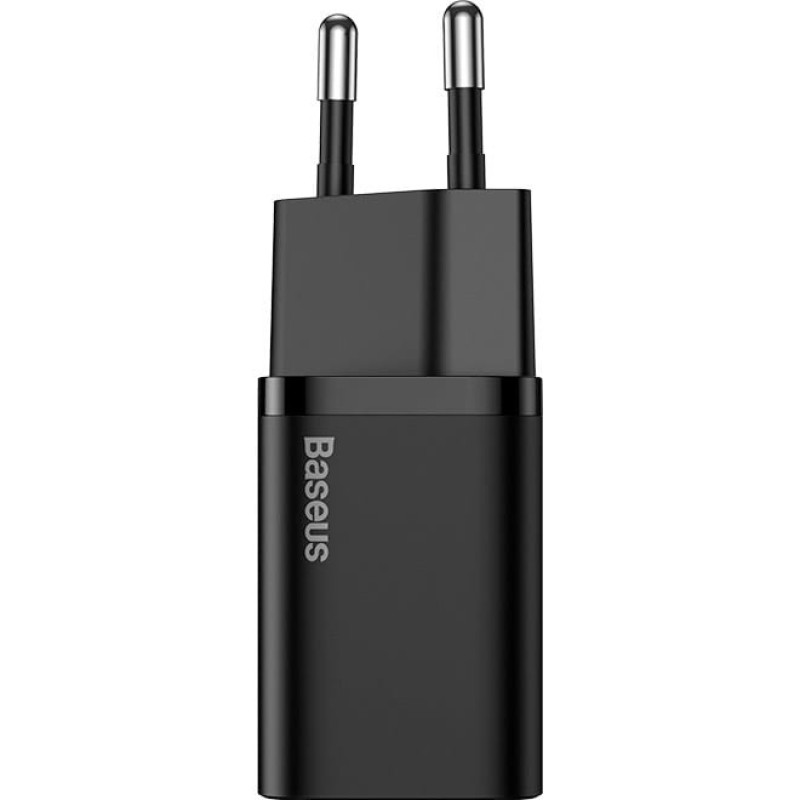 Зарядний пристрій 1xUSB 20W (USB-C) Чорний  Baseus