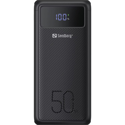УМБ Sandberg 50000mAh 130W, PD, 3хUSB 3xType-C LED 2W