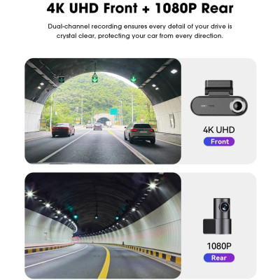 Відеореєстратор DDPAI Dashcam N5 2026 + камера заднього виду Відеореєстратор DDPAI Dashcam N5 2026 + камера заднього виду
