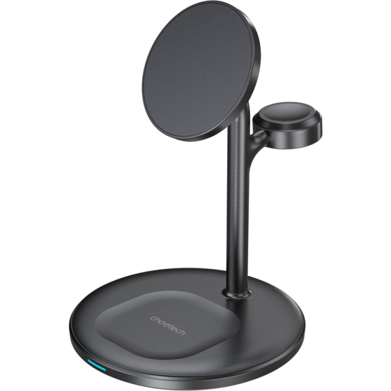 Зарядний пристрій 15W 3-in-1 Magnetic Wireless Fast Charger black Choetech