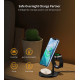 Зарядний пристрій 15W 3-in-1 Magnetic Wireless Fast Charger black Choetech