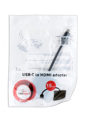 Перехідник USB 3.1 Type-C --> HDMI (F) чорний