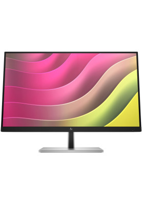 TFT 23.8" HP E24t G5, IPS, 75Hz, сенсорний, HDMI, DP, USB-hub, HAS, Pivot, чорно-сріблястий