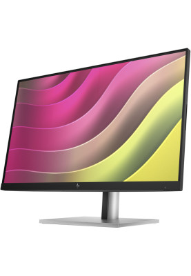 TFT 23.8" HP E24t G5, IPS, 75Hz, сенсорний, HDMI, DP, USB-hub, HAS, Pivot, чорно-сріблястий