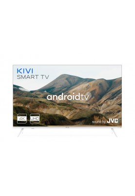 Телевізор 43 Kivi 43U790LW UHD/Smart/Android 9.0/T2/Kivi Media/JVC Sound/Frameless/Magic Motion/White