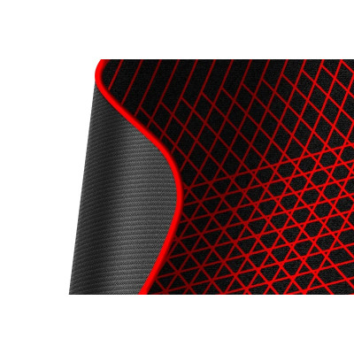 Ігрова поверхня Defender Cybe 1020х1220х4мм, гелева, чорно-червона