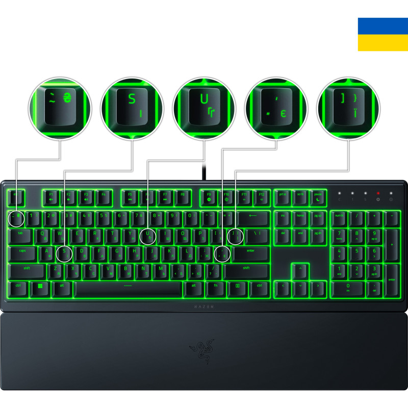 Клавіатура ігрова Razer Ornata V3 X UKR