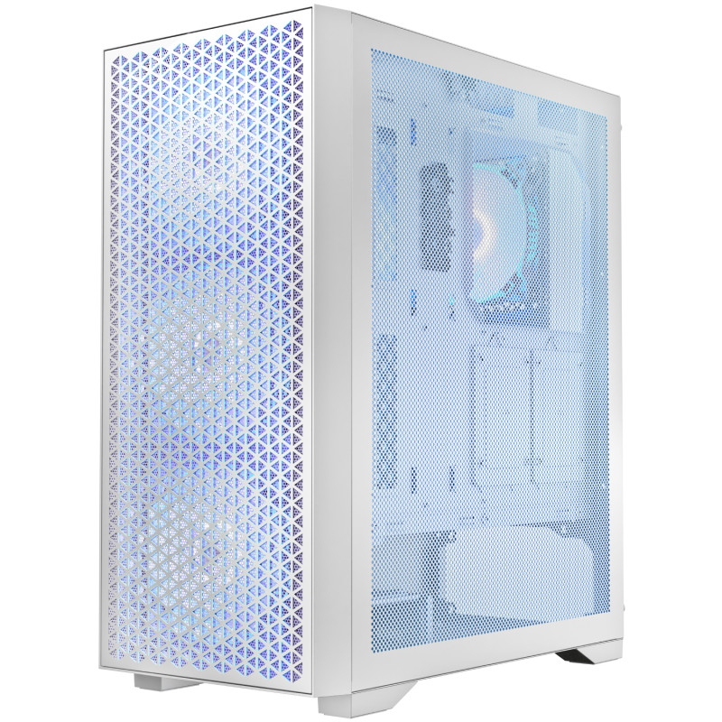 Корпус LogicConcept DART PRO ARGB MIDI WHITE MESH fans 4x120mm без БЖ ATX