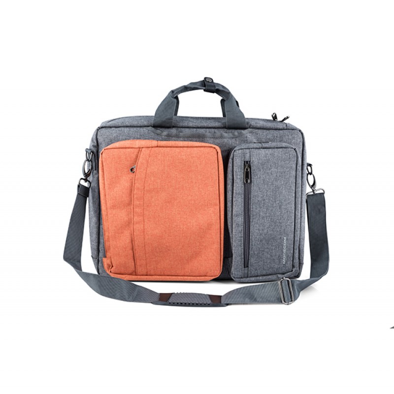 Рюкзак-сумка для ноутбука 15.6" Modecom Reno сіро-помаранчева