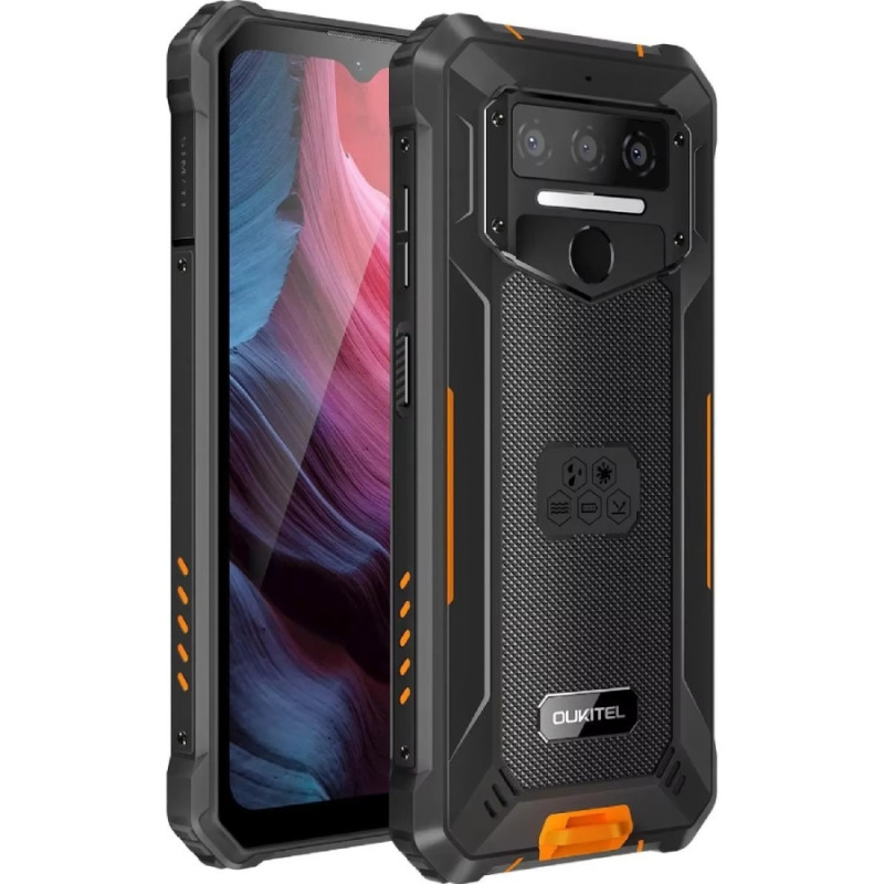 Смартфон Oukitel WP23 Plus 6.52"HD+ /8GB/256GB / T606 /10600mAh /13+5Мп/ IP69K /NFC Orange