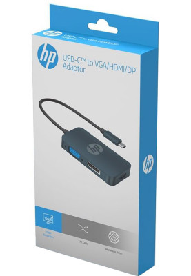 Док-станція USB3.1 Type-C --> DP/HDMI/VGA DHC-CT200 HP