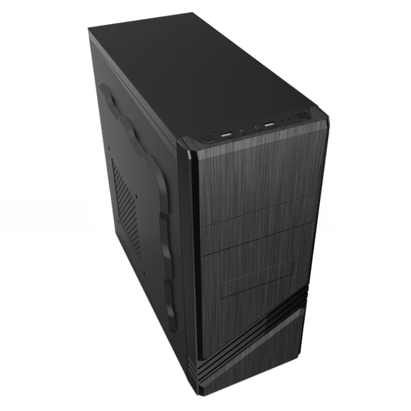 Корпус Casecom CJN-727-450W-120mm ATX w/o Fan, Black