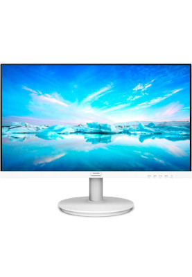 TFT 23.8" Philips 241V8AW, IPS, 75Hz, VGA, HDMI,  колонки, білий