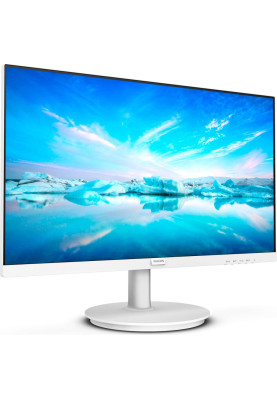 TFT 23.8" Philips 241V8AW, IPS, 75Hz, VGA, HDMI,  колонки, білий