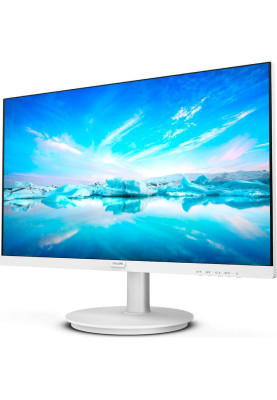 TFT 23.8" Philips 241V8AW, IPS, 75Hz, VGA, HDMI,  колонки, білий
