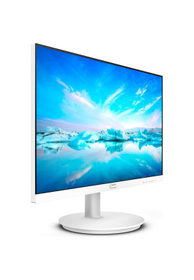 TFT 23.8" Philips 241V8AW, IPS, 75Hz, VGA, HDMI,  колонки, білий