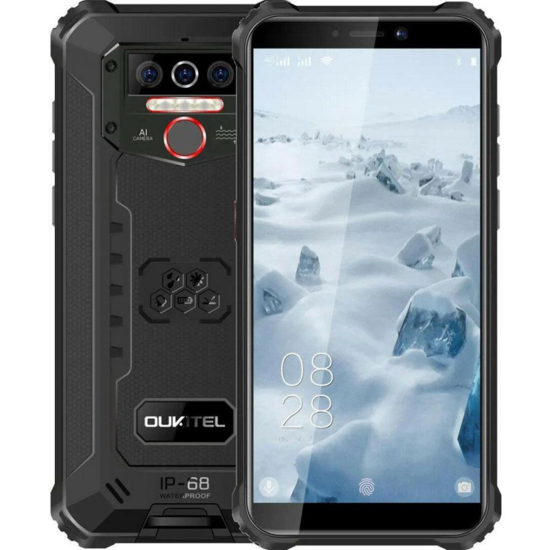 Смартфон Oukitel WP5 PRO 5.5" HD+ /4GB/64GB/ MTK6762D / 8000mAh / IP68 / LTE Black