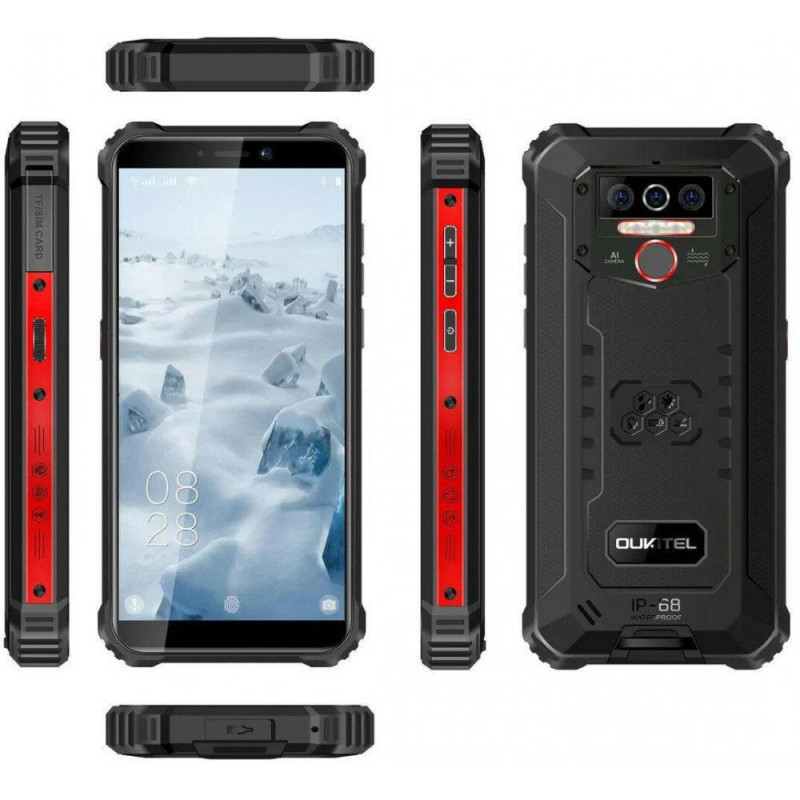 Смартфон Oukitel WP5 PRO 5.5" HD+ /4GB/64GB/ MTK6762D / 8000mAh / IP68 / LTE Black