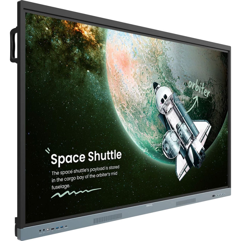Інтерактивна панель 65" BenQ RE6504A, IPS, UHD, 8Гб/ 32Гб, колонки, кріплення, чорна