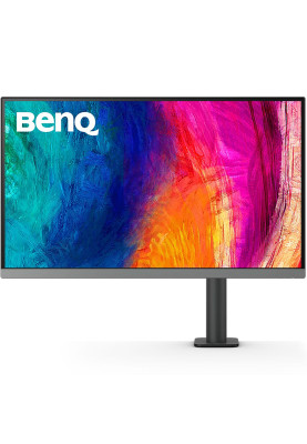 TFT 27" BenQ PD2706UA, 4K UHD, IPS, 99% sRGB, HDR10, HDMI, DP, USB-C, USB-hub, HAS, колонки