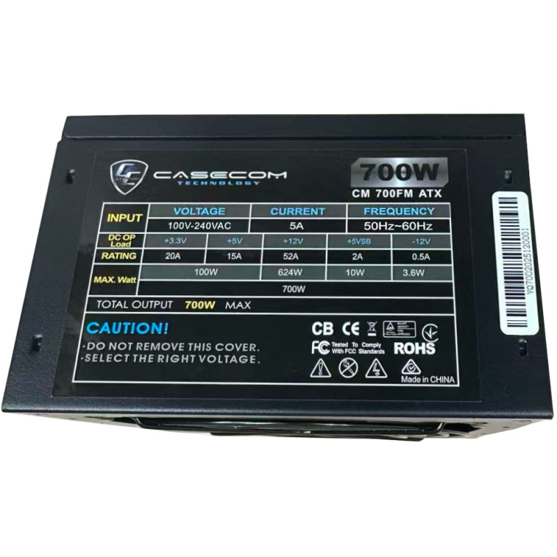 БЖ 700W Casecom, 120mm, Modular, Box