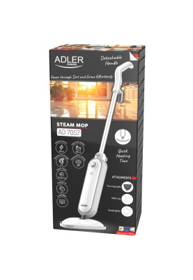 Парова швабра Adler AD 7057 1300Вт/ 380мл/ 25 г/хв/ біла