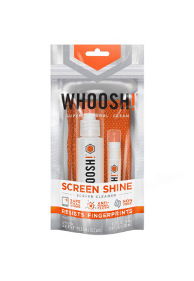 Комплект для чищення Whoosh! DUO 100мл спрей + 8мл компактний спрей з мікрофіброю 14см x 14см (2шт)