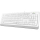 Клавиатура A4Tech FK10 Fstyler UA Sleek MMedia Comfort, USB, White