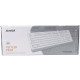 Клавиатура A4Tech FK10 Fstyler UA Sleek MMedia Comfort, USB, White