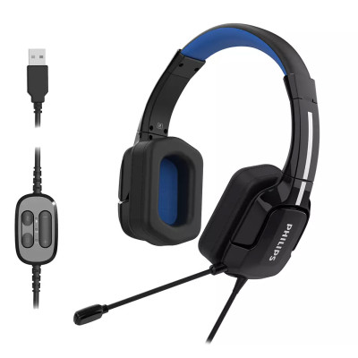 Ігрова гарнітура Philips Gaming TAGH401 (40мм) DIRAC 3D Spatial Sound USB