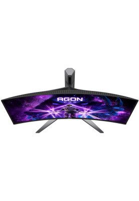 TFT 34" AOC AG346UCD, QD-OLED, 175Гц, 0,03мс, вигнутий, HDMIx2, DP, USB-hub, HAS, чорно-сірий