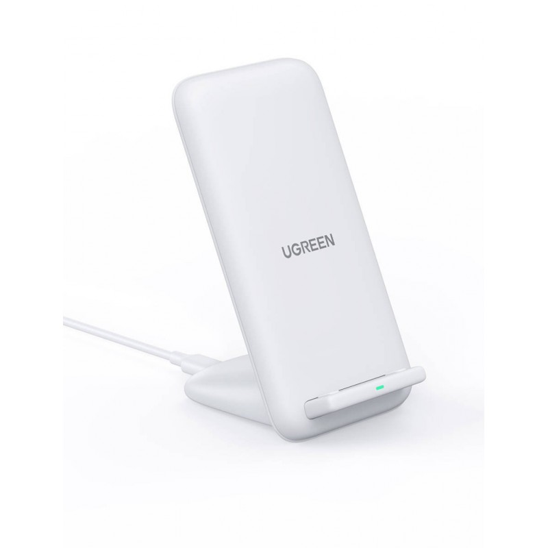 Бездротовий зарядний пристрій Ugreen CD221 Wireless Stand (15 W) Білий