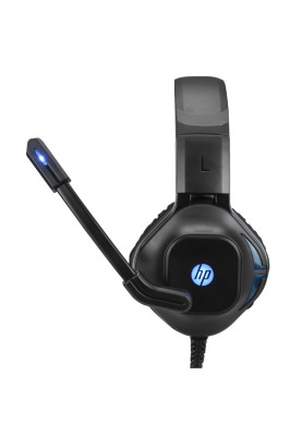 Гарнітура HP DHE-8002 Gaming, 2х3,5мм+USB, LED, Black
