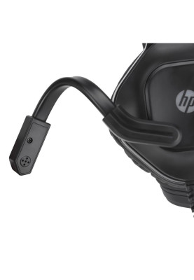 Гарнітура HP DHE-8002 Gaming, 2х3,5мм+USB, LED, Black