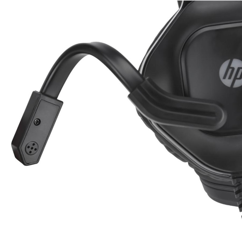 Гарнітура HP DHE-8002 Gaming, 2х3,5мм+USB, LED, Black