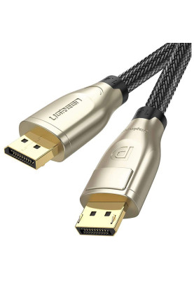 Кабель DisplayPort M - M 3.0 м, V1.4 8K Zinc Alloy Shell DP112 чорний UGREEN