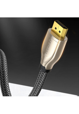 Кабель DisplayPort M - M 3.0 м, V1.4 8K Zinc Alloy Shell DP112 чорний UGREEN