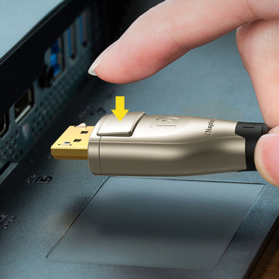 Кабель DisplayPort M - M 3.0 м, V1.4 8K Zinc Alloy Shell DP112 чорний UGREEN Кабель DisplayPort M - M 3.0 м, V1.4 8K Zinc Alloy Shell DP112 чорний UGREEN
