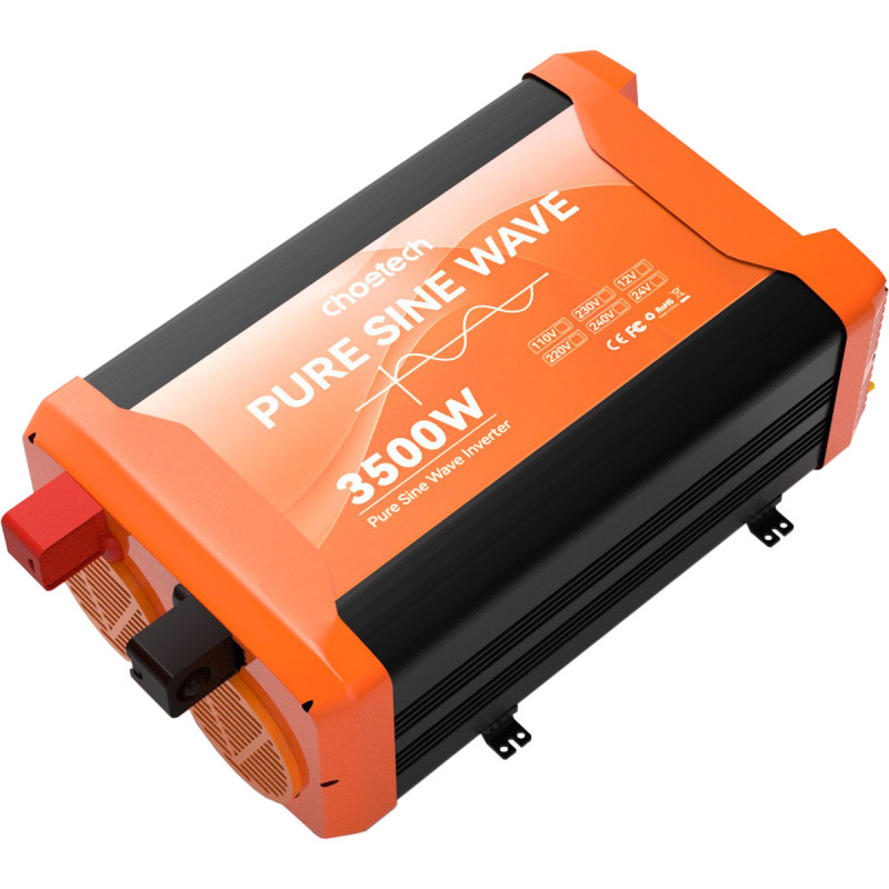 Інвертор автомобільний Choetech 12\220V 3500W (1600Вт), чиста синусоїда