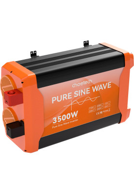 Інвертор автомобільний Choetech 12\220V 3500W (1600Вт), чиста синусоїда