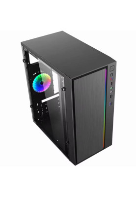Корпус Casecom GN-1706 без БЖ USB3.0 mATX, Black
