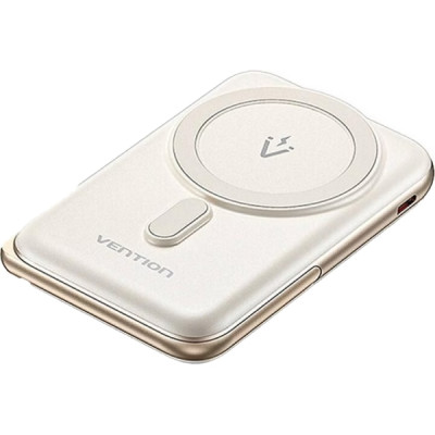УМБ Vention Magnetic Wireless 10000mAh 20W PD USB-C In/Out, QI-15W White