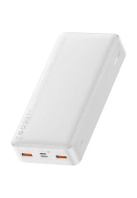 УМБ Baseus Bipow 20000mAh 20W, MicroUSB, 2xUSB,1xType-C In/Out PD3.0,QC3.0 White